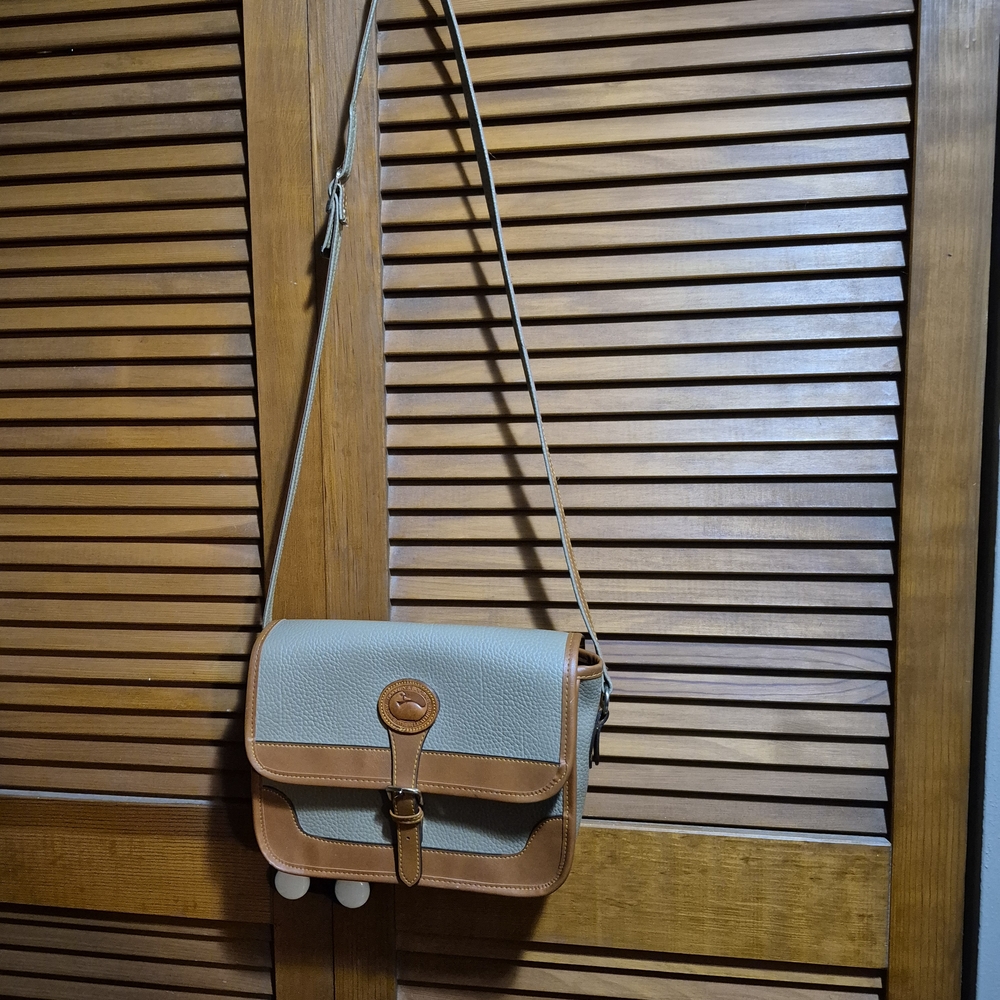 Dooney & Bourke Tan and Gray Crossbody Bag